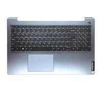 WWGTMC 5CB1H77922 Replacement Upper Case Palmrest Top Cover for Lenovo IdeaPad 3 15IAU7, IdeaPad 3 15ABA7 Series Laptop,3-15IAU7 Laptop with Horn Backlit Keyboard Fingerprint