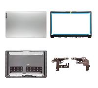 WWGTMC Replacement LCD Back Cover Rear Case Top Lid Hinges with Front Bezel for Lenovo Ideapad 1-15ADA7 1 15AMN7 82VG 82R1 Series Laptop 5CB1M48453 5CB1F36621 5CB1F36618 5B30S19034 5H50S29036