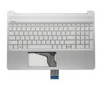 WWGTMC Replacement Non-Backlit Keyboard Palmrest Upper Case Top Cover with US Layout for HP 15T-DY 15Z-EF 15-DY 15-EF 15S-EQ 15S-FQ 15S-FR Laptop M17184-001 L63578-001 Sliver