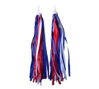 WWHJR 1 Pair Bicycles Ribbon Grips, Bike Streamers Set, Colorful Handlebar Tassels, Scooter Tassels Rainbow for Boys and Girls Balance car scooter handlebar ribbon
