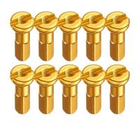 WWHJR 10Pcs Mountain Bike Spokes Caps Bicycles Spokes Nipple Decoration High Strength Spokes Nipple Bike Spokes Caps Enduring Spoke nipple