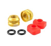 WWHJR 2Pcs Bicyles Inner Tube Nut with Seal Rings & Pad Bicycles Vacuum Tire Nut Protections Screw Mountain road fixed gear bicycle French mouth nut Mountain road fixed gear bicycle French mout