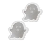 WWHJR 2Pcs Halloween Pumpkins Skull Bat Silicone Molds Silicone Concrete Cement Mould for Epoxy Resin Halloween Present Candle glue mold Candle glue mold
