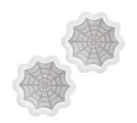 WWHJR 2Pcs Halloween Pumpkins Skull Bat Silicone Molds Silicone Concrete Cement Mould for Epoxy Resin Halloween Present Candle glue mold Candle glue mold