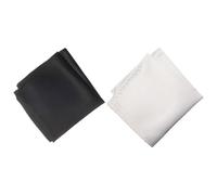 WWHJR 2PCS Men's Pocket Square Classical Rayon Handkerchief For Business Meeting Formal Occasion Solid Color Banquet Kerchief Men's Pocket Squares Men's Pocket Squares
