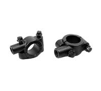 WWHJR 2Pcs Motorcycle Handlebar Mount Holder Clamp 8mm/10mm Thread 7/8" Handlebar Rearview Mount Holder Adapter Aluminum alloy reinforced rearview mirror base Aluminum alloy reinforced rearview mi