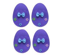 WWHJR 4Pieces Eleagnt Easters Cutlery Pocket Portable Easters Eggs Utensils Holders Pouches Add Charm To Your Dinner Table Dinner Accessories
