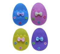 WWHJR 4Pieces Eleagnt Easters Cutlery Pocket Portable Easters Eggs Utensils Holders Pouches Add Charm To Your Dinner Table Dinner Accessories