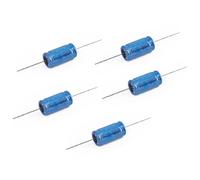 WWHJR 5Pcs Capacitors High Voltages 100V Aluminum Electrolytic Capacitors 100V 1.5/2.2/3.3/4.7/5.6/6.8/8.2/10/12/15uF Axial Aluminum Electrolytic Capacitors Axial Aluminum Electrolytic Capacitors