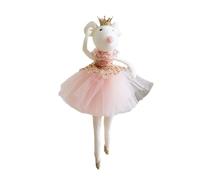 WWHJR Ballet Mouse Dolls Christmas Tree Ornament for Holiday Festival 20cm Ballet Dancer Figurine Hanging Decoration Christmas Mouse Ballet Decoration Christmas Mouse Ballet Decoration