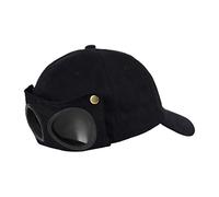 WWHJR Baseball Hat with Goggles Adjustable Soft Curved Baseball Hat Hip Hop Hats For Men Women Unisex Internet celebrity baseball cap