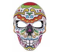 WWHJR Halloween Cosplay Scary Skull Print Costume for Holiday Festivals Masquerade Classic masks for men and women for Day of the Dead