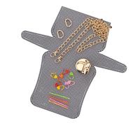 WWHJR Mesh Acrylic Canvas Sheets Set for Embroidery and Crochet Weaving Crossbody Bag Purse Handbag Making Craft Projects Kits Three-dimensional embroidery bag weaving accessories Three-dimensiona