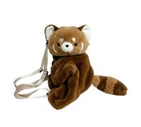 WWHJR Plush Panda Shoulder Bag Lovely Cartoon Bear Backpack Dating Bag Soft Crossbody Bag Simple Messengers Bag for Daily Red Panda Papa Bag Plush Doll Crossbody Bag Red Panda Papa Bag Plush Doll