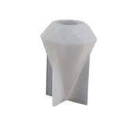 WWHJR Pyramid Silicone Molds Shaped Holder Mould Table Ornament Tool Plaster Craft Making Supplies Non-stick DIY crystal glue resin diamond cone silicone mold