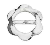 WWHJR Resin Belt Buckle Suitable for Most Belt Sizes Silk Scarf Buckle with Flower Corner Buckle Clips Resin belt buckle