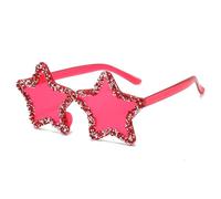 WWHJR Stylish Hip Hop Glittering Sunglass Photo Props Star Trendsetters Hip Hop Shades Hipsters Props Candy Color Sun Glasses Music Festival
