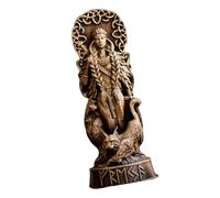 WWHJR Thors/Loki/Freyja Statue Norses God Statue Scandinavian Pantheons Ornament Home Decors Vikinges Mythology Figurines Resins Vikinges Mythology Figurines