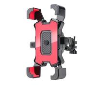 WWHUMM Bicycle Phone Holder Bike Accessories Motorcycle Adjustable Stand 360° Rotatable GPS Clip Cycling MTB Accesories Bikes Sports Handlebar Mount For Navigation(Red)
