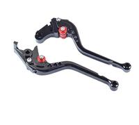WWHUMM Brake Handle Levers Motorcycle Handlebar Brake Clutch Lever Adjustable Sport Clutch and Brake Levers for Tr&iumph for Daytona 675 2006-2017(Black Red Long)