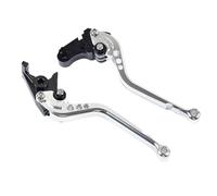 WWHUMM Brake Handle Levers Motorcycle Handlebar Brake Clutch Lever Adjustable Sport Clutch and Brake Levers for Tr&iumph for Daytona 675 2006-2017(Silver Long)