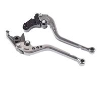 WWHUMM Brake Handle Levers Motorcycle Handlebar Brake Clutch Lever Adjustable Sport Clutch and Brake Levers for Tr&iumph for Daytona 675 2006-2017(Titanium Long)
