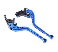 WWHUMM Brake Handle Levers Motorcycle Handlebar Brake Clutch Lever Adjustable Sport Clutch and Brake Levers for Tr&iumph for Daytona 675 2006-2017(Blue Long)