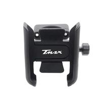 WWHUMM Handlebar Phone Holder Motorcycle Mobile Phone Holder GPS Stand Bracket For Ya&ma&ha For TMAX530 TMAX500 DX/SX XP530(Handlebar Black)