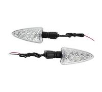 WWHUMM Indicator Blinker Lamp Motorcycle Turn Signals Light For Tr&iumph For Tiger 800 800 XC 1050 Daytona 675 675R Speed Triple 1050 R Street(Clear)
