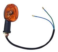 WWHUMM Motorbike Turning Indicators Front & Rear Chopper Turn Signal Light Indicator Blinker Tail Flasher Lamp For Dax ST CT Z50 50 125cc Indicator Light(Black-A)
