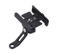 WWHUMM Phone Mount 360° Rotatable Motorcycle Handlebar Mobile Phone Holder GPS Stand Bracke For Africa For Twin CRF1100L Adventure Sports 2020-2022(Mirror holder Black)