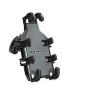 WWHUMM Phone Mount 360° Rotatable Motorcycle Handlebar Mobile Phone Holder GPS Stand Bracket For NMAX 155 NMAX 125 N-MAX 150 2015-2023(Handlebars-3)