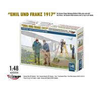 Wwi German Aircrew Emil & Franz 1917 1:32 Top Quality Model
