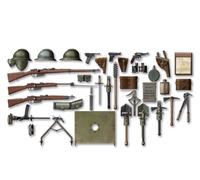 Wwi Italian Infantry Weapon And Equipment 1:35 Plastic Model Kit Icm