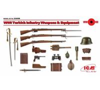 Wwi Turkish Infantry Weapons %26 Equipment (100% New Molds) 1:35 Plastic Kit Icm