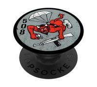 WWII 508th Airborne Red Devils Vintage WW2 PopSockets Adhesive PopGrip
