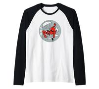 WWII 508th Airborne Red Devils Vintage WW2 Raglan Baseball Tee