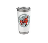 WWII 508th Airborne Red Devils Vintage WW2 Stainless Steel Insulated Tumbler