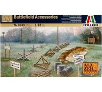 Wwii Battlefield Accessories Plastic Kit 1:72 Model Italeri