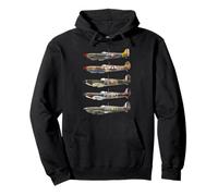 WWII British Fighter Plane RAF 1940 Legend Pullover Hoodie