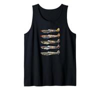 WWII British Fighter Plane RAF 1940 Legend Tank Top
