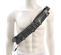 WWII British Martini-Henry Bandolier P-1882 Brown Leather 50 Round Capacity - Black