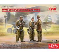 WWII China Guomindang AF Pilots (100% New Molds) 1:32 Plastic Model Kit ICM