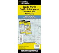 WWII Pacific and European Theaters(folded from the archive) [Map Pack] (National Geographic Reference Map)