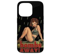 WWII Pin Up Girl Bombs Away Graphic Case for iPhone 13 Pro