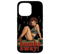 WWII Pin Up Girl Bombs Away Graphic Case for iPhone 14 Pro Max