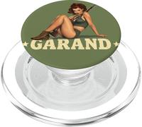 WWII Pin Up M-1 Garand Graphic PopSockets PopGrip for MagSafe