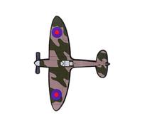 WWII Spitfire Aircraft Fridge Magnet - Iconic Plane Aviation Souvenir gift with custom design