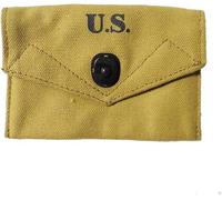 WWII U.S Army First Aid Pouch with Hook M1 SEMS M1943- Khaki