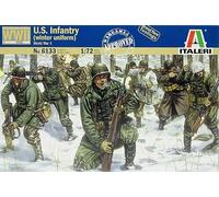 WWII U.S. Infantry Winter Uniform Figure Plastic Kit 1:72 Model ITALERI